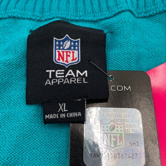Miami Dolphins foco NFL Ugly Christmas Sweater Aqua Orange XL See Measurements - Picture 10 of 14